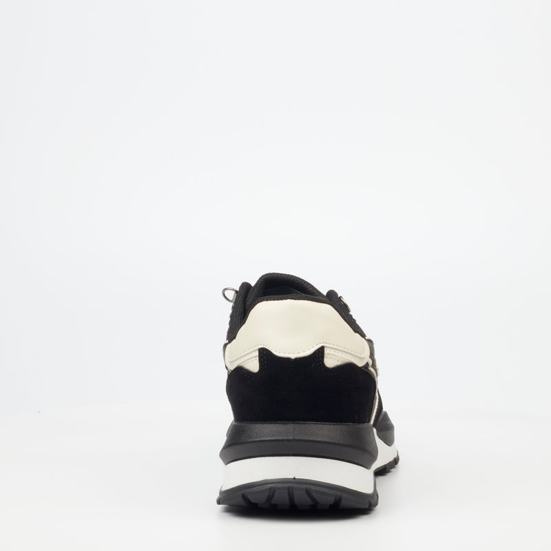 Urbanart Athene 1 Faux Nubuck/Nylon Sneaker - Black