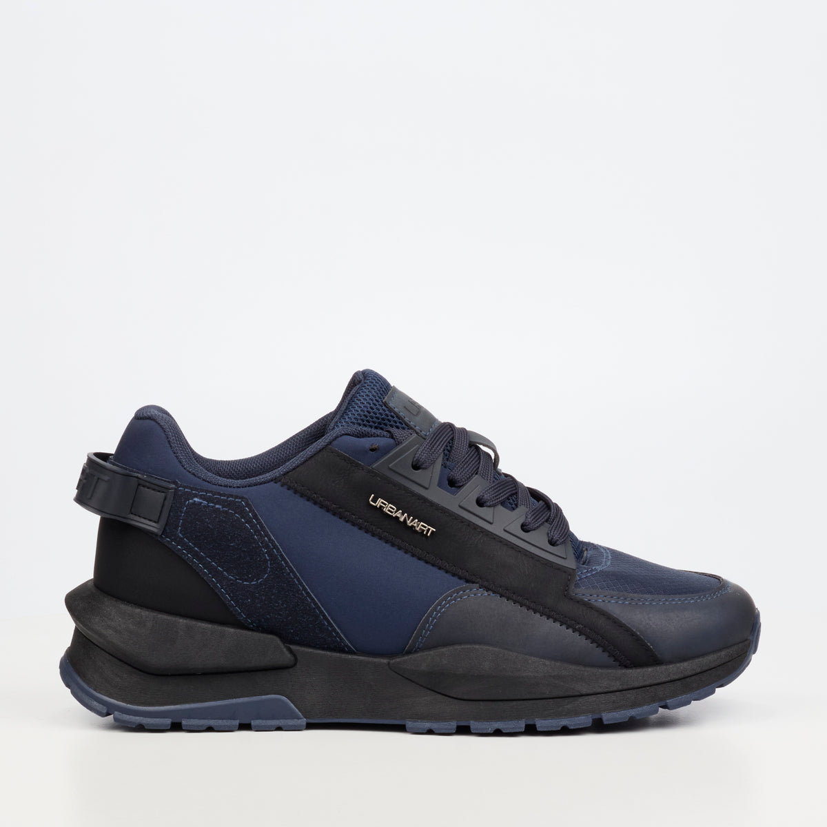 Urbanart Athene 3 Faux Nubuck Sneaker - Navy footwear UBRT