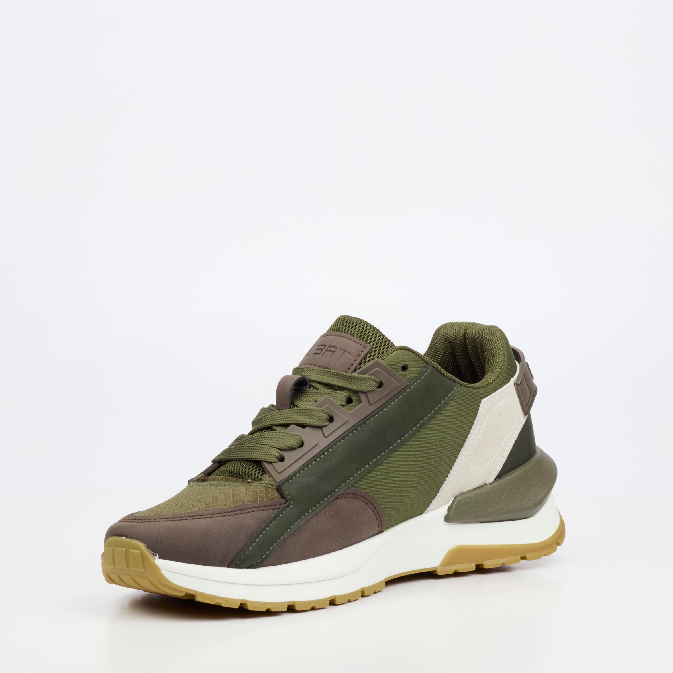 Urbanart Athene 3 Faux Nubuck Sneaker - Olive footwear UBRT
