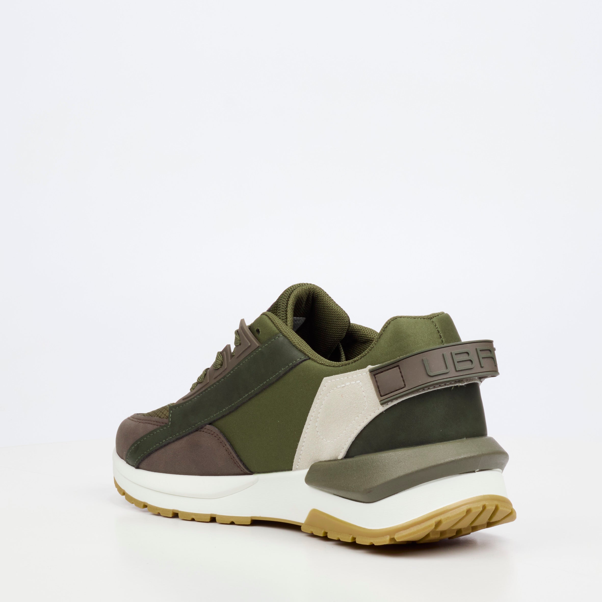 Urbanart Athene 3 Faux Nubuck Sneaker - Olive footwear UBRT