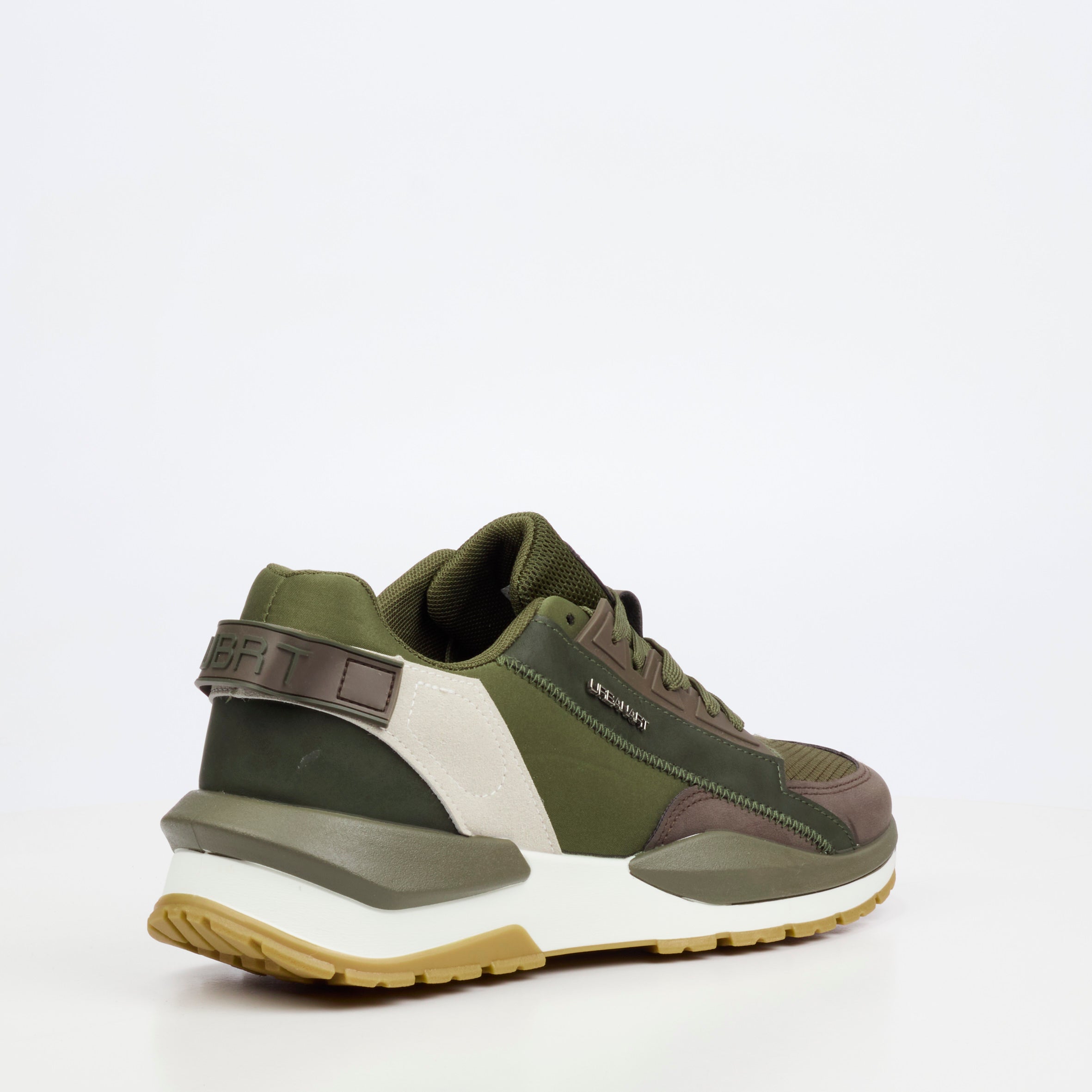 Urbanart Athene 3 Faux Nubuck Sneaker - Olive footwear UBRT