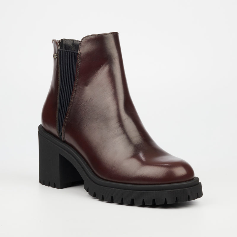 Miss Black Atlas 2 Ankle Boot - Wine footwear Miss Black   