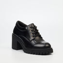 MIss Black Atlas 3 Block Heel - Black footwear Miss Black