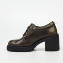 Miss Black Atlas 3 Block Heel - Graphite footwear Miss Black