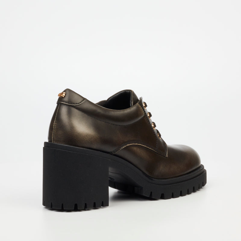 Miss Black Atlas 3 Block Heel - Graphite footwear Miss Black