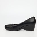 Butterfly Classics Aurora 1 Faux Leather Wedge - Black footwear Butterfly Classics