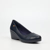 Butterfly Classics Aurora 1 Faux Leather Wedge - Navy footwear Butterfly Classics