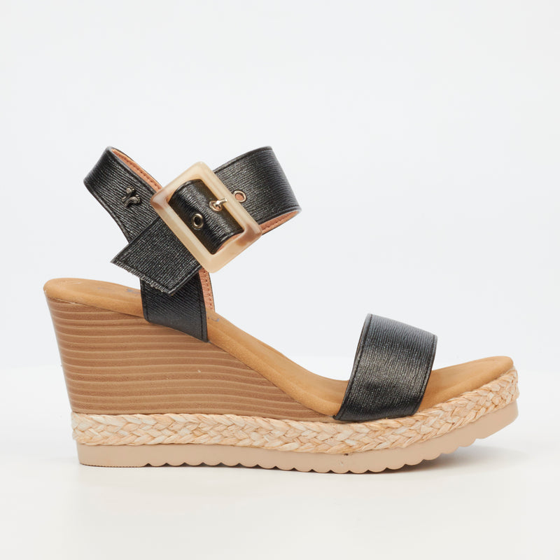 Butterfly Feet Avery 5 Wedge - Black footwear Butterfly Feet   