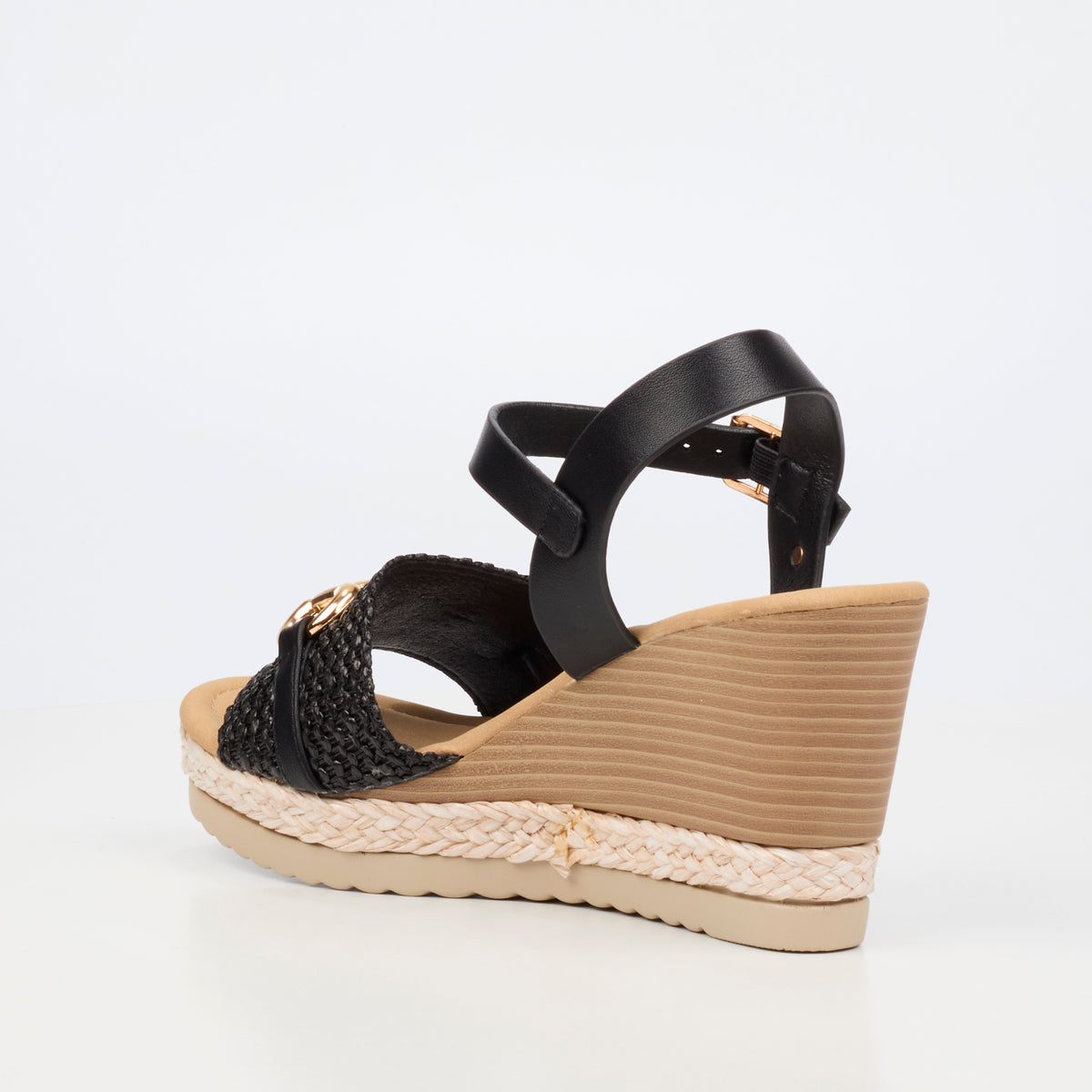 Butterfly Feet Avery 7 High Wedges -  Black