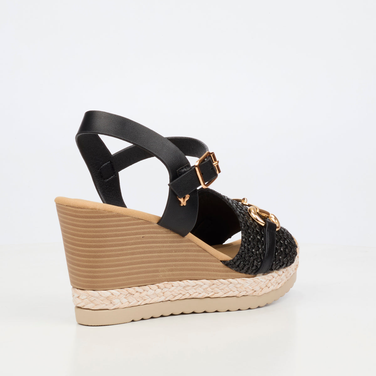 Butterfly Feet Avery 7 High Wedges -  Black