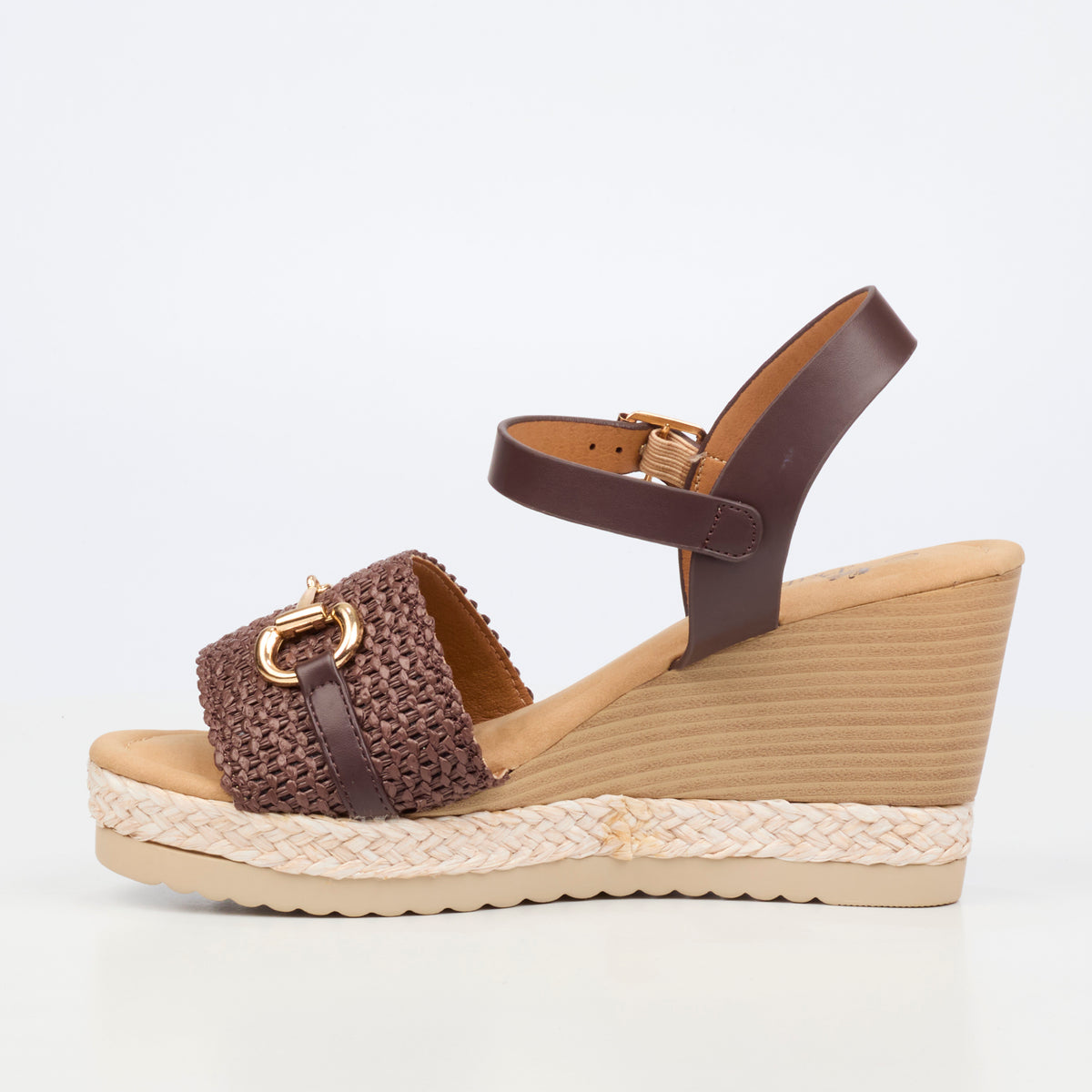 Butterfly Feet Avery 7 High Wedges - Chocolate