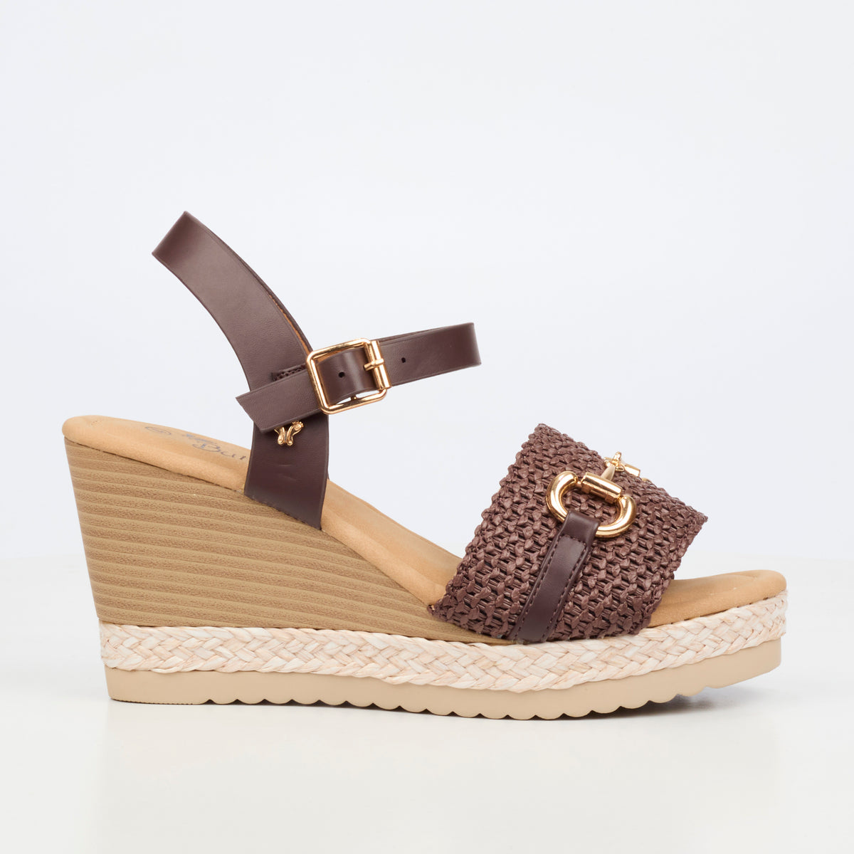 Butterfly Feet Avery 7 High Wedges - Chocolate