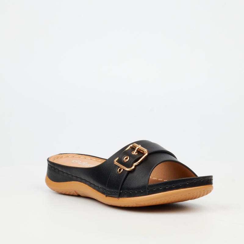 Butterfly Classics Avie 1 Flatform - Black footwear Butterfly Classics