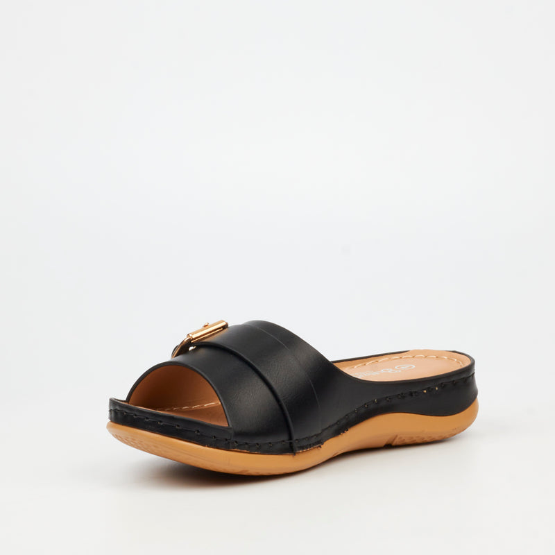 Butterfly Classics Avie 1 Flatform - Black footwear Butterfly Classics
