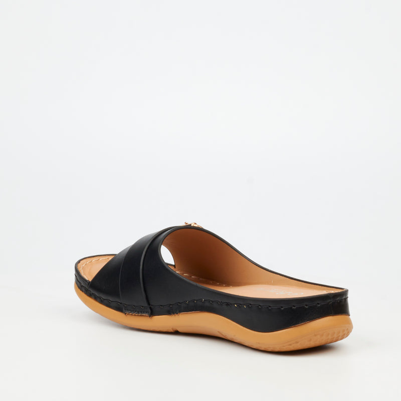 Butterfly Classics Avie 1 Flatform - Black footwear Butterfly Classics