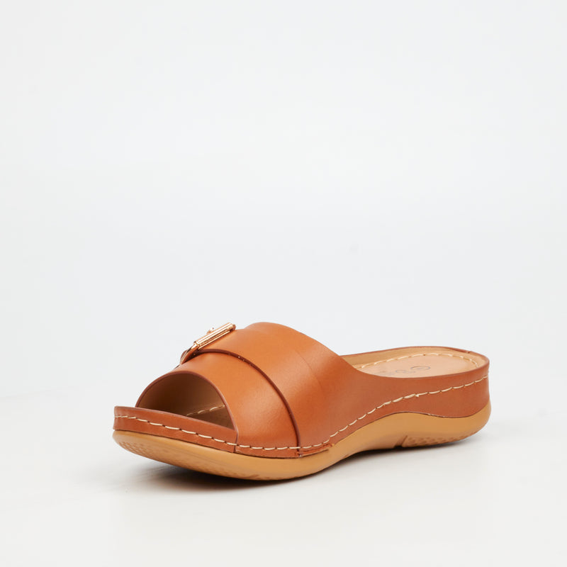 Butterfly Classics Avie 1 Flatform - Tan footwear Butterfly Classics
