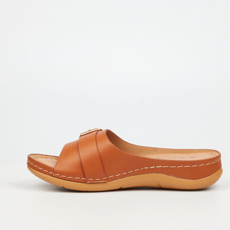 Butterfly Classics Avie 1 Flatform - Tan footwear Butterfly Classics
