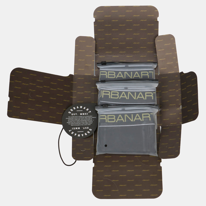 Urbanart AXL 1 Boxers 3 Pack - Black underwear Urbanart