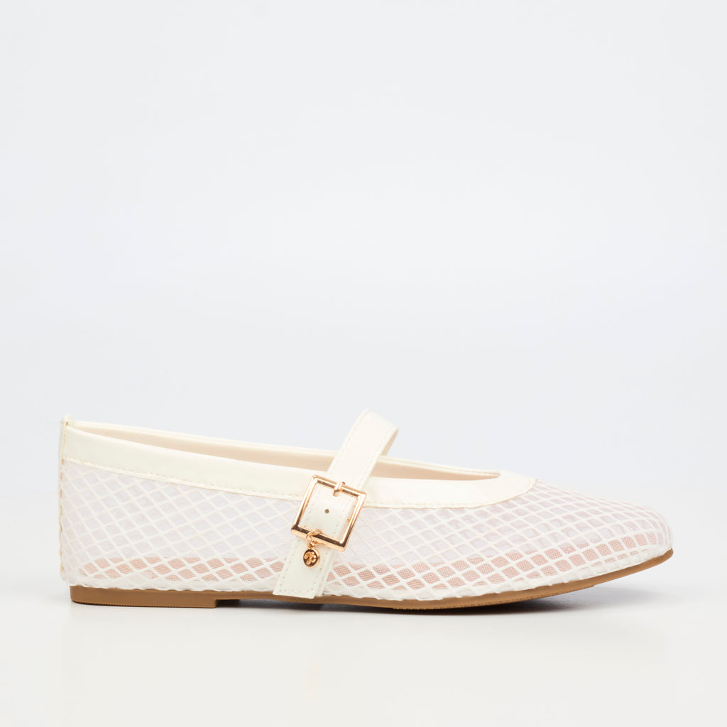 Miss Black Ayanda 1 Shoe - White footwear Miss Black