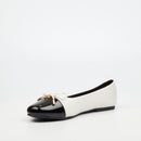 Miss Black Ayanda 3 Shoe - White footwear Miss Black