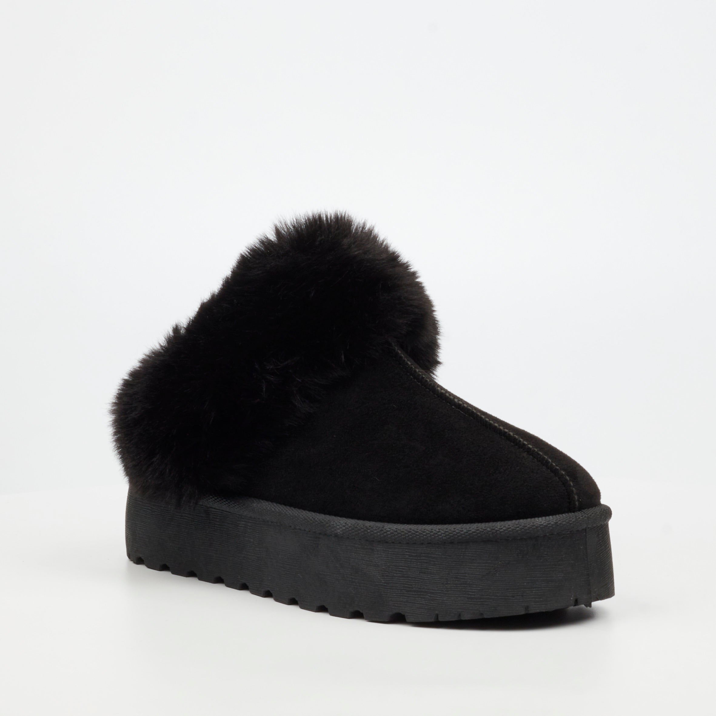 Miss Black Bae 10 Slipper - Black footwear Miss Black