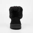 MIss Black Bae 1 Faux Suede Ankle Boot - Black footwear Miss Black