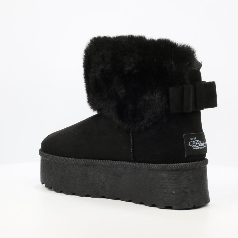 MIss Black Bae 1 Ankle Boot - Black footwear Miss Black   