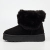 MIss Black Bae 1 Faux Suede Ankle Boot - Black footwear Miss Black