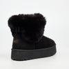 MIss Black Bae 1 Faux Suede Ankle Boot - Black footwear Miss Black