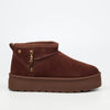 Miss Black Bae 9 Ankle Boot - Chocolate footwear Miss Black