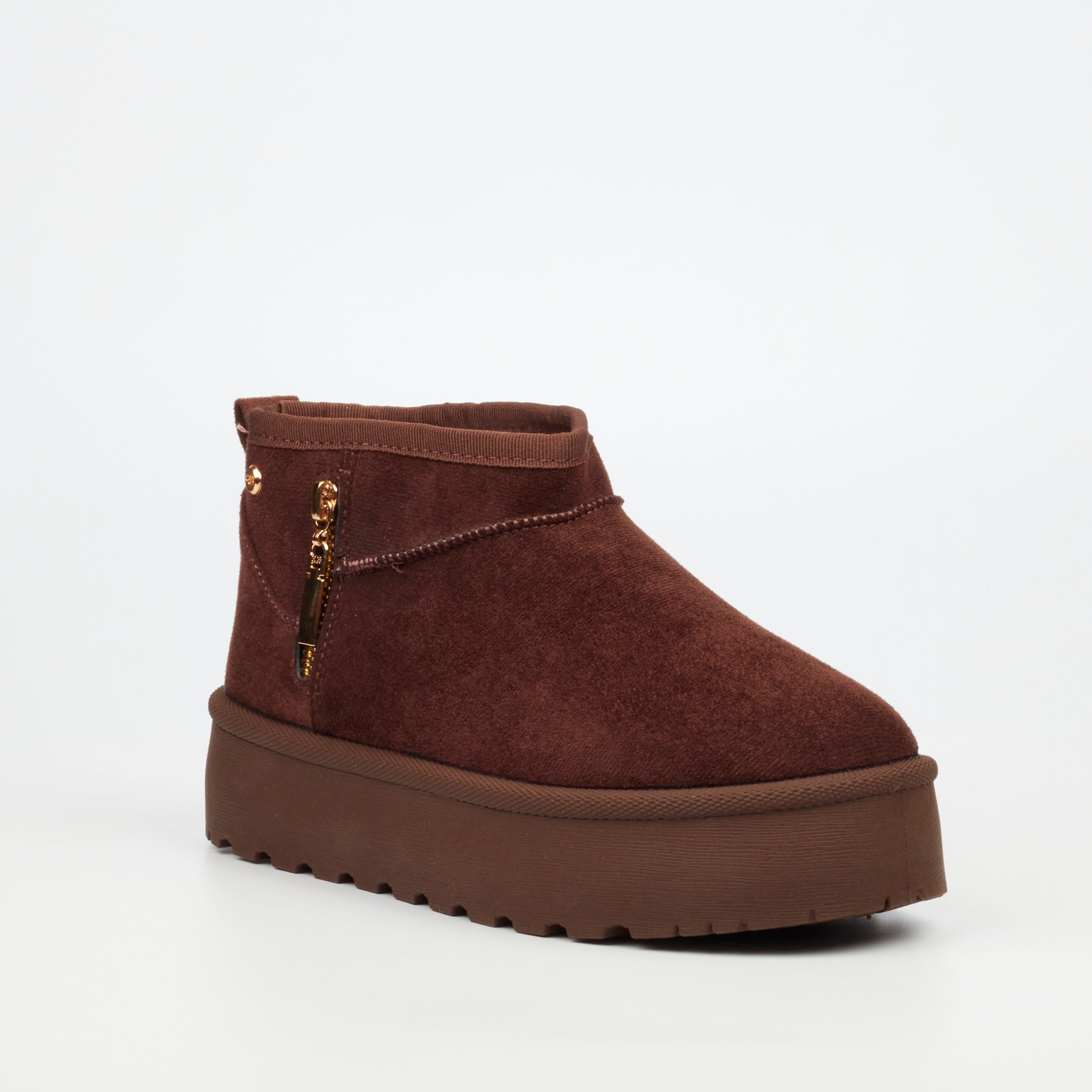 Miss Black Bae 9 Ankle Boot - Chocolate footwear Miss Black