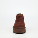 Miss Black Bae 9 Ankle Boot - Chocolate