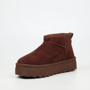 Miss Black Bae 9 Ankle Boot - Chocolate
