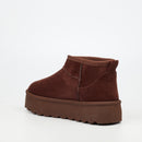 Miss Black Bae 9 Ankle Boot - Chocolate