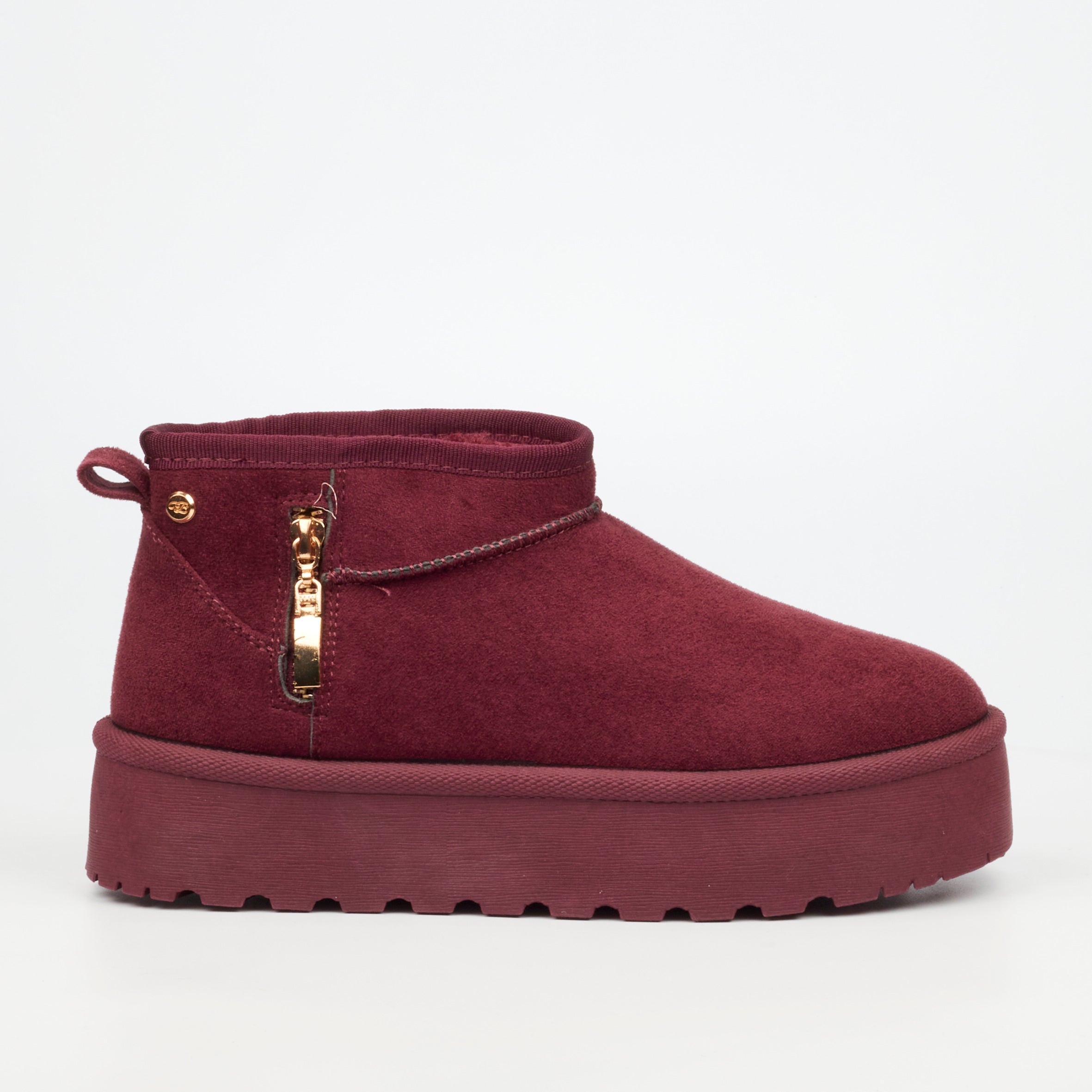 Miss Black Bae 9 Ankle Boot - Plum footwear Miss Black