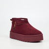 Miss Black Bae 9 Ankle Boot - Plum footwear Miss Black