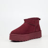 Miss Black Bae 9 Ankle Boot - Plum footwear Miss Black