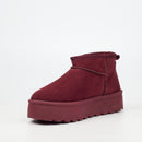 Miss Black Bae 9 Ankle Boot - Plum