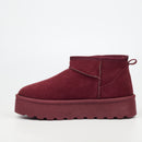 Miss Black Bae 9 Ankle Boot - Plum