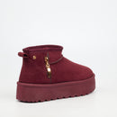 Miss Black Bae 9 Ankle Boot - Plum