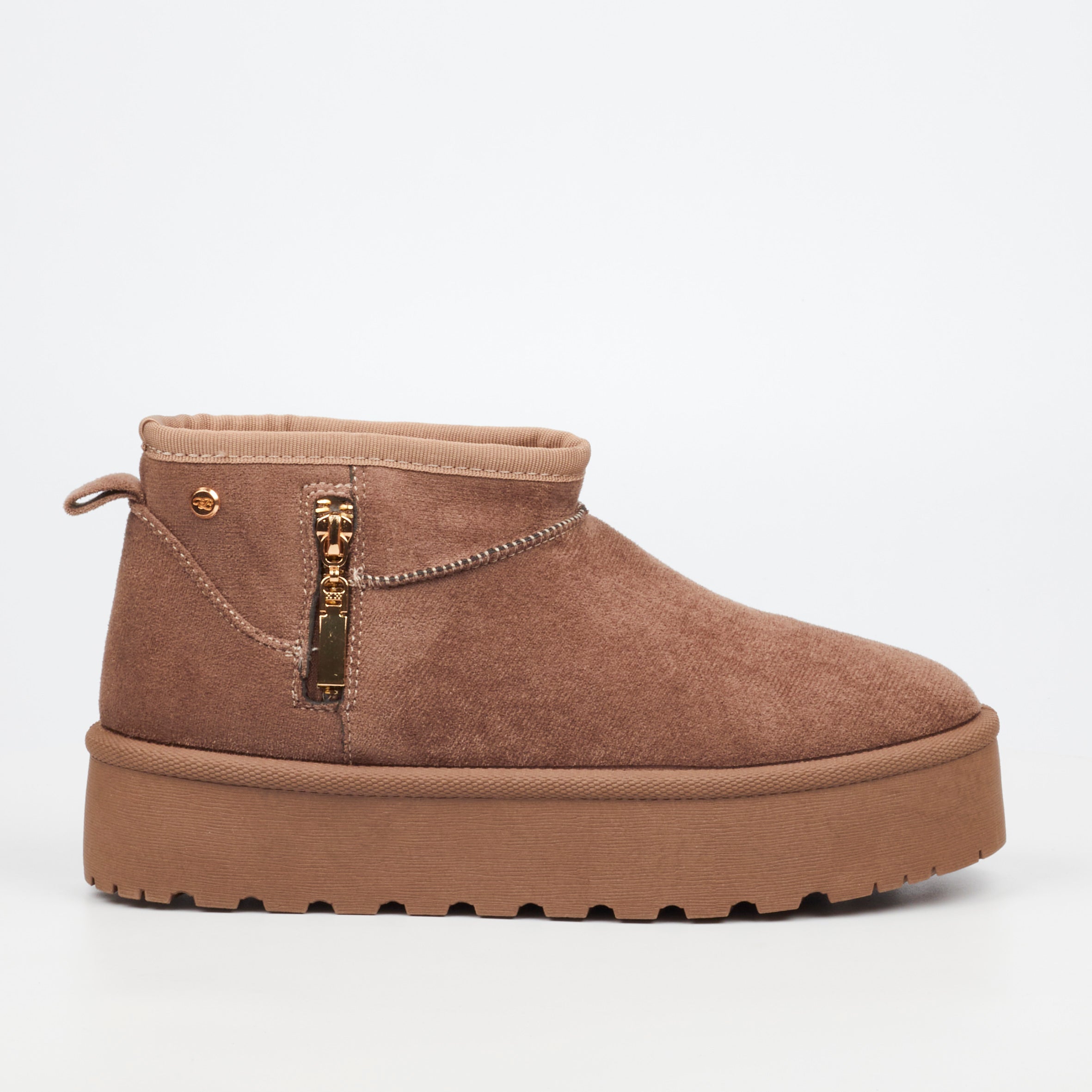 Miss Black Bae 9 Ankle Boot - Taupe footwear Miss Black
