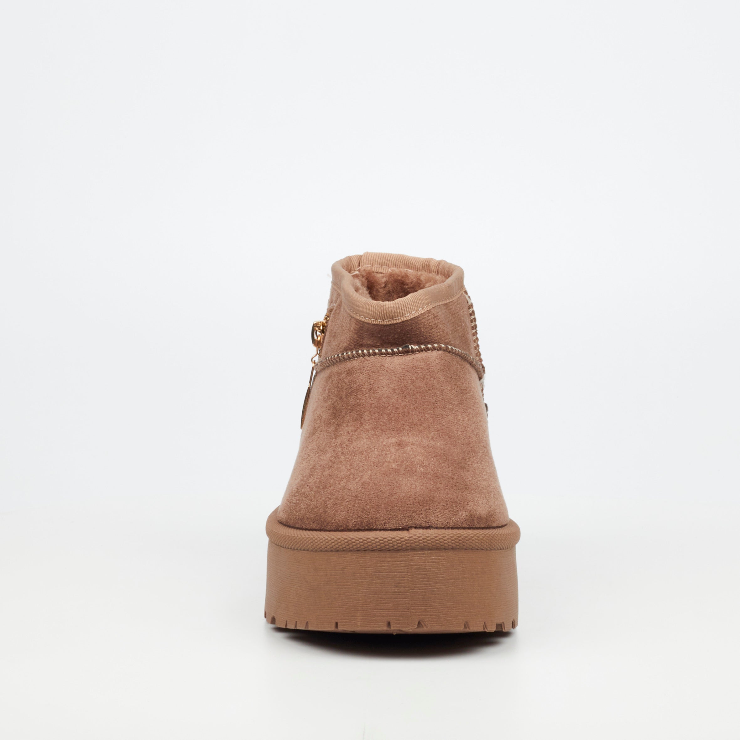 Miss Black Bae 9 Ankle Boot - Taupe footwear Miss Black