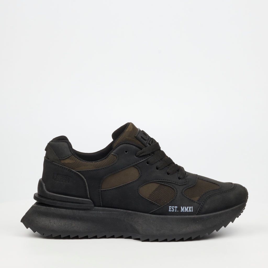 Urbanart Balance 1 Faux Nubuck Sneaker - Olive footwear UBRT