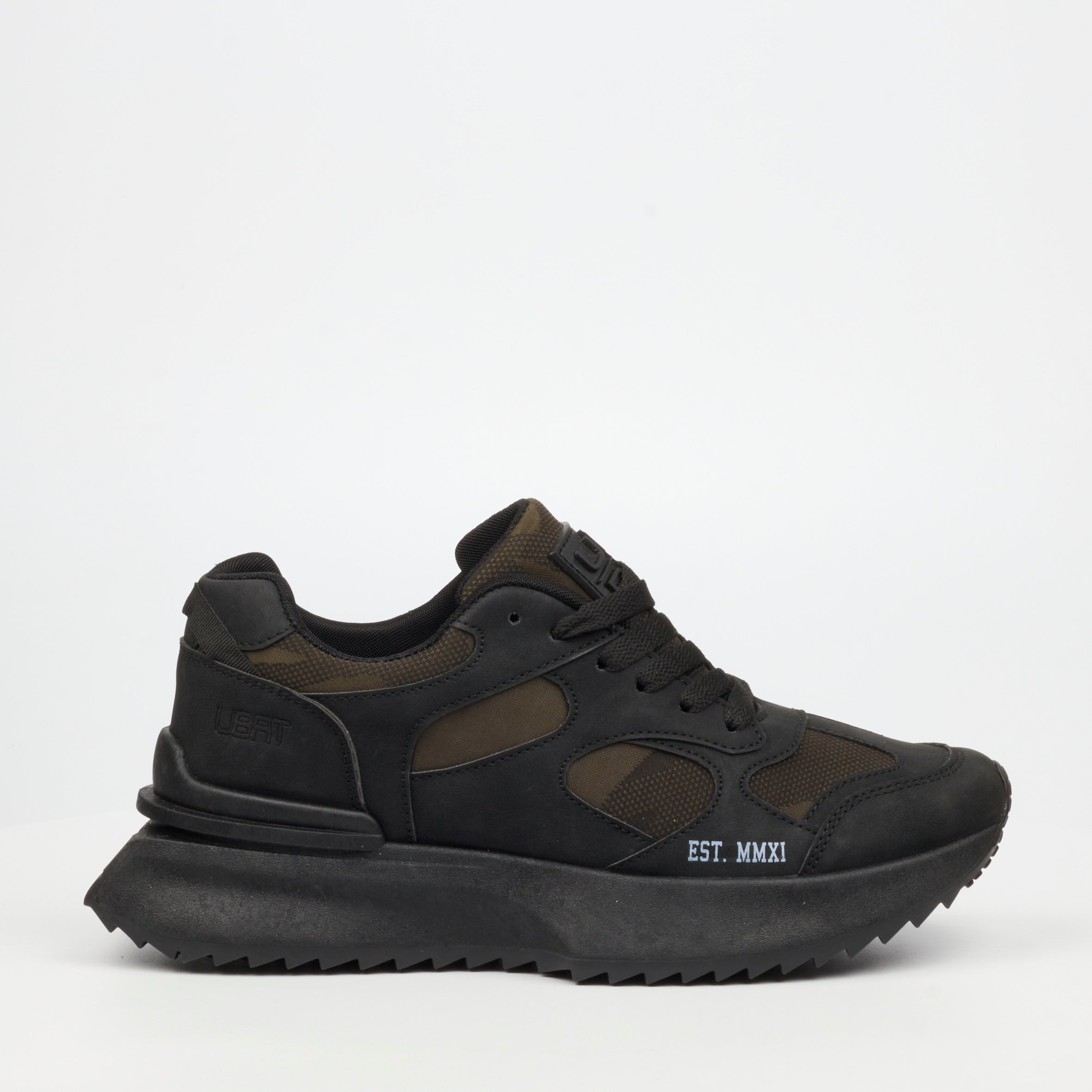 Urbanart Balance 1 Faux Nubuck Sneaker - Olive footwear UBRT