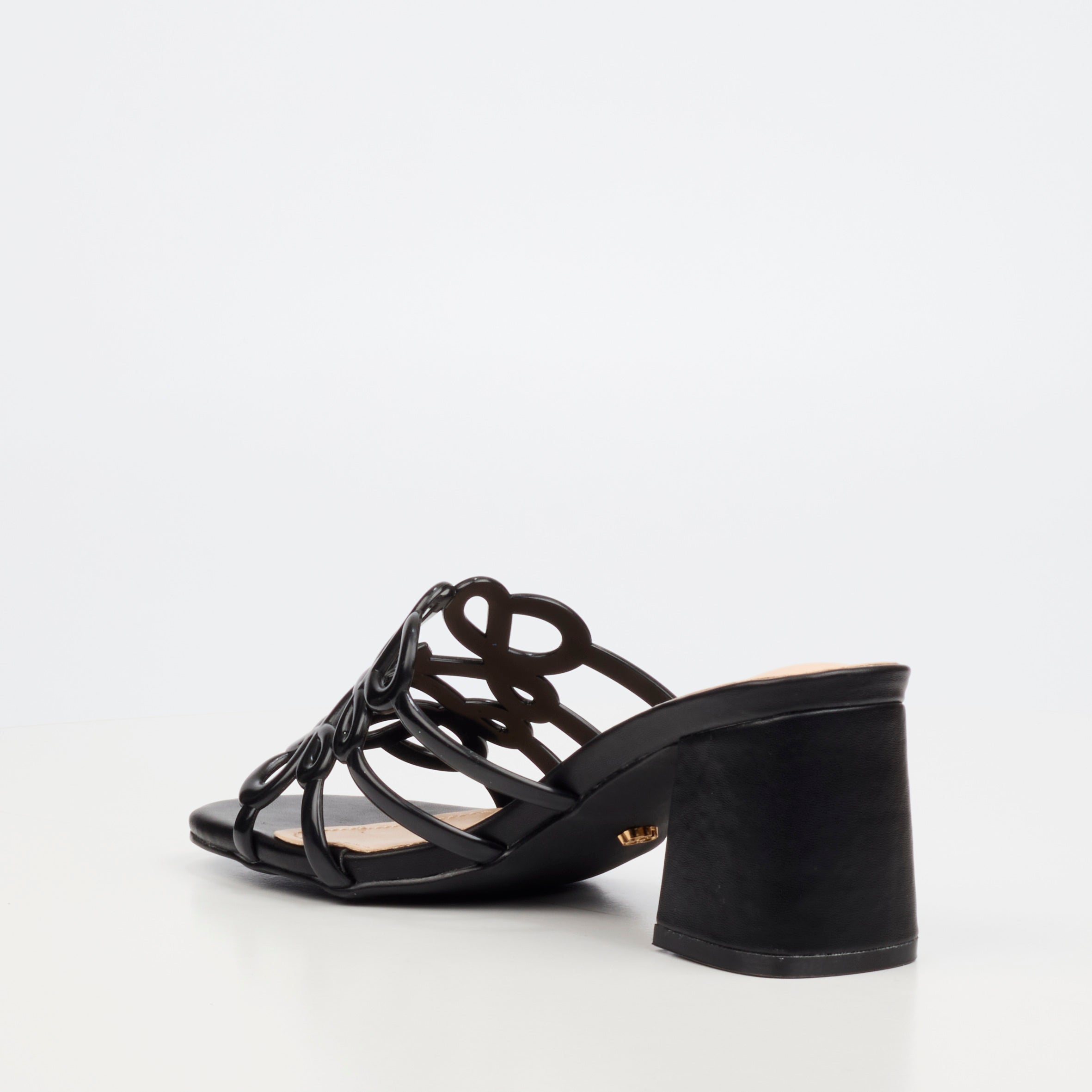 Miss Black Bardot 11 Heel - Black