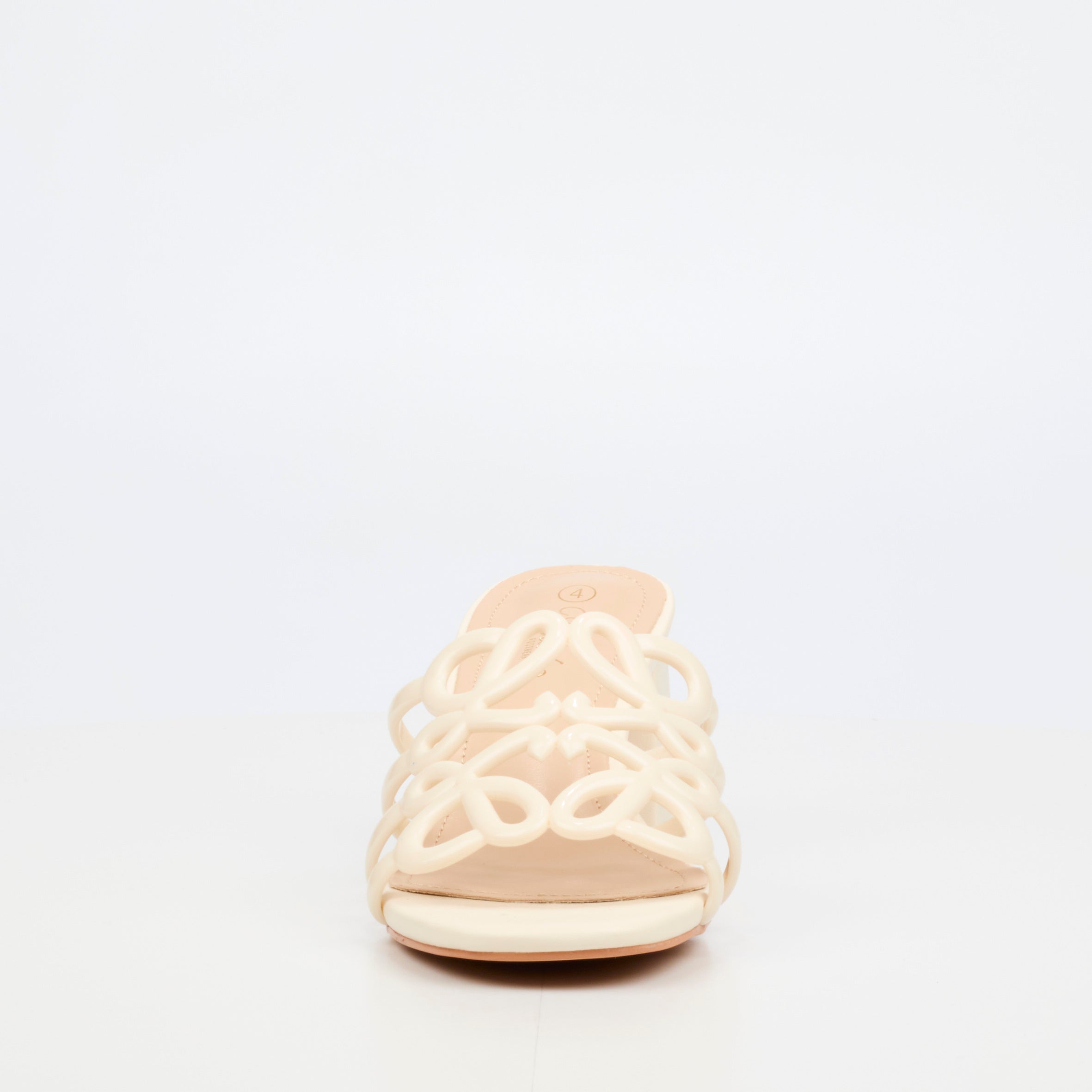 Miss Black Bardot 11 Heel - Natural