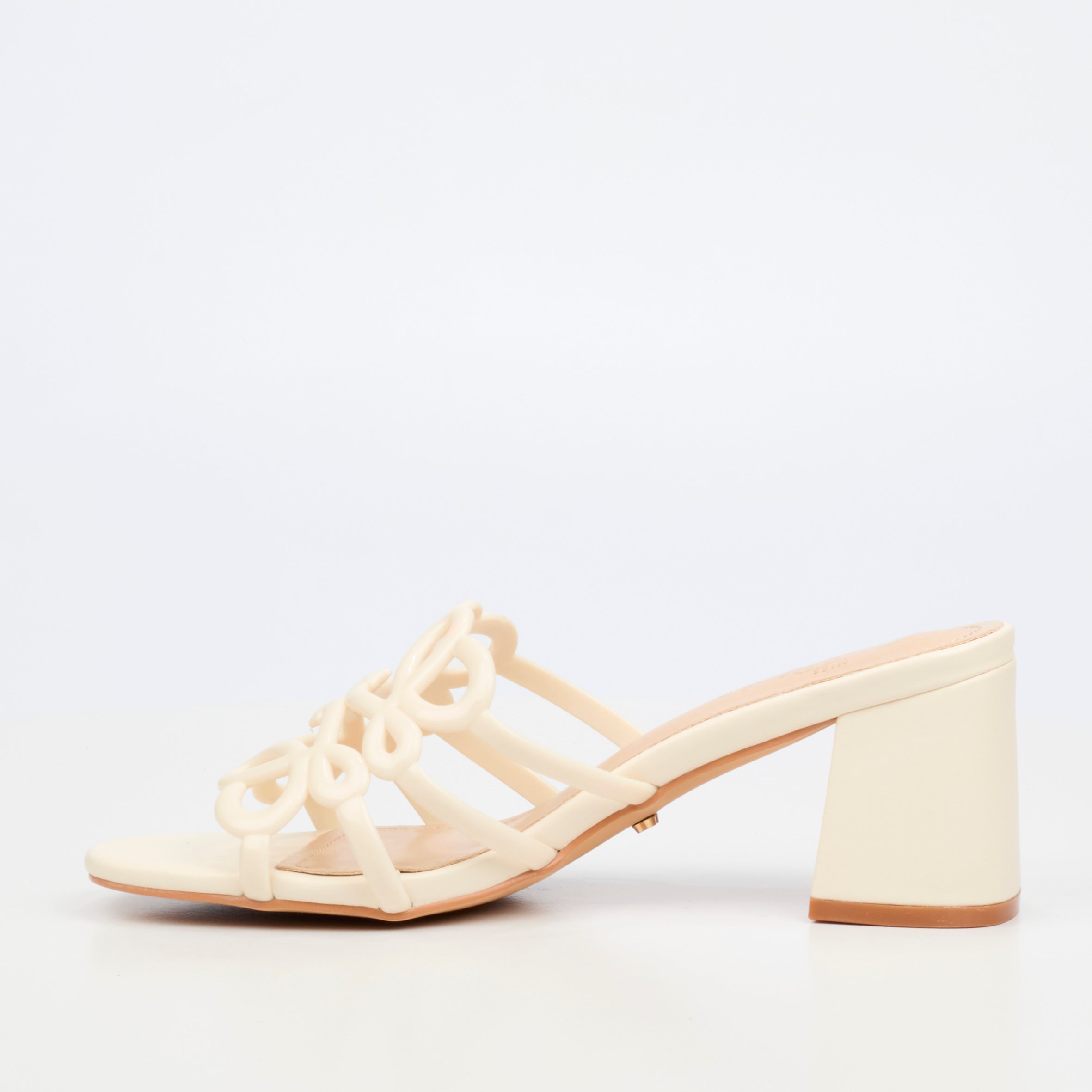 Miss Black Bardot 11 Heel - Natural