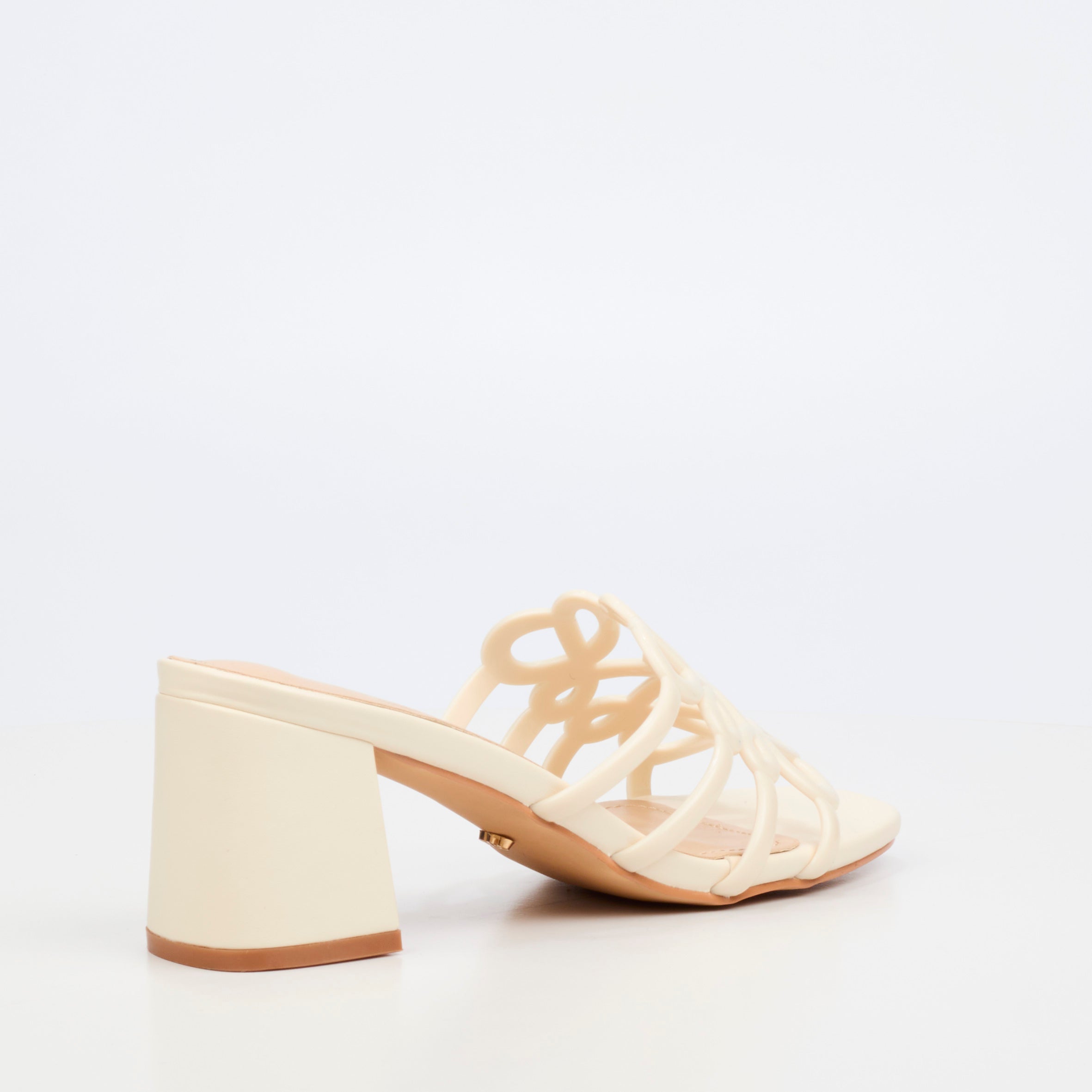 Miss Black Bardot 11 Heel - Natural