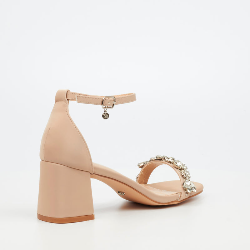 Miss Black Bardot 2 Heel - Champagne footwear Miss Black   