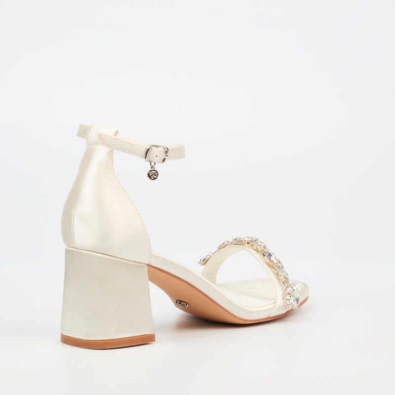 Miss Black Bardot 2 Heel - White footwear Miss Black   